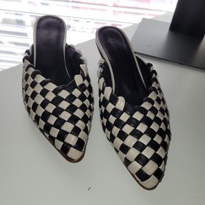 Rachel Comey Woven Wedge Mules